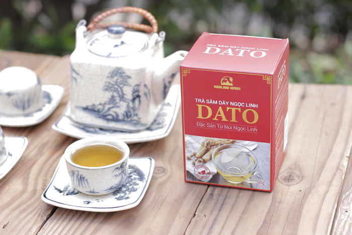 Sản phẩm trà sâm dây Ngọc Linh DATO của công ty được người tiêu dùng đón nhận